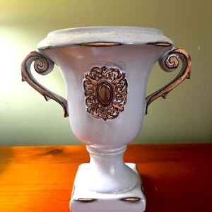 Elegant Gray Decorative Vase